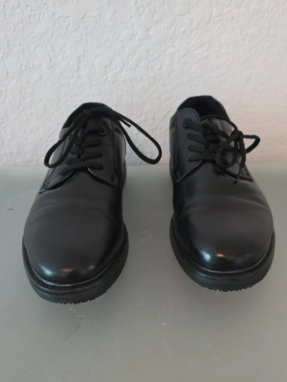 Nunn Bush Black Leather Derby Dress Shoes Size 10